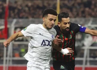 الجيش الملكي يودع أبطال إفريقيا رغم فوزه بثنائية على بيراميدز