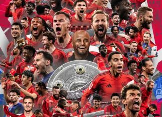 بارين ميونخ بطلا للدوري الألماني وهاري كين يتوج بأول ألقابه في مسيرته الكروية