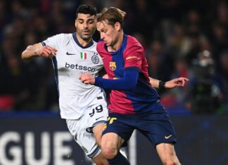 تعادل مثير بين برشلونة وإنتر في نصف نهائي دوري الأبطال