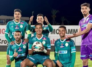 الرجاء الرياضي يكتسح شباب المحمدية بسداسية وينهي الموسم في المركز الخامس