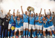 نابولي يتوج بالدوري الإيطالي للمرة الرابعة في تاريخه