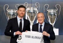 ريال مدريد يقدم تشابي ألونسو لوسائل الإعلام