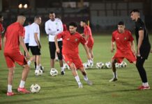 الأشبال يخوضون آخر حصة تدريبية قبل لقاء مصر في نصف نهائي “الكان”