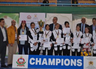 بالصور / نجاح باهر لفعاليات البطولة الوطنية المدرسية لكرة الطائرة – إناث ـ بمدينة كلميم