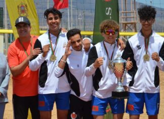 الناظور تكشف عن مواهب البطولة الوطنية المدرسية لكرة الطائرة الشاطئية