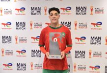 حسام الصداق أفضل لاعب في مباراة المغرب ومصر