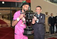 أولمبيك آسفي يفوز على نهضة بركان ويتوج بأول لقب في تاريخه