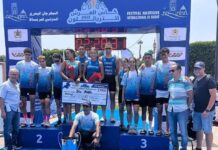 بالصور ..تتويج نادي الدشيرة بلقب كأس العرش للترياتلون