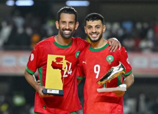 أسامة المليوي يتوج بجائزة هداف كأس أمم إفريقيا