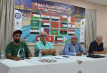 بالصور …ندوة صحفية لتقديم البطولة العربية للسباحة و كرة الماء