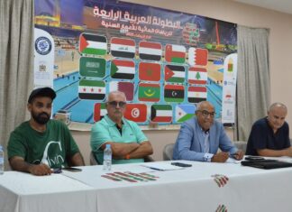 بالصور …ندوة صحفية لتقديم البطولة العربية للسباحة و كرة الماء