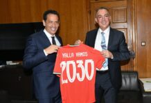 لقجع يستقبل رئيس الاتحاد البرتغالي لتدارس المواضيع المرتبطة بالتنظيم المشترك لمونديال 2030