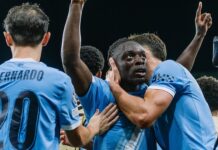 مانشستر سيتي يفوز على نابولي بهدفين