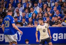 برشلونة يواصل مطاردة ريال مدريد بفوز مهم على أوفييدو