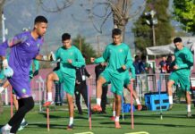 استعدادات المنتخب المغربي لمواجهة الأرجنتين في نهائي مونديال الشباب