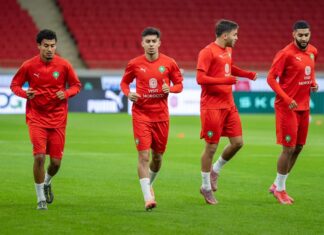 المنتخب المغربي ينهي استعداداته لمواجهة البحرين