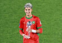 ياسر زابيري يتوج بجائزة هداف كأس العالم للشباب