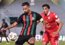 الجيش الملكي يفوز على حسنية أكادير بثلاثية