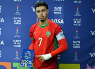 عثمان معما أفضل لاعب في مباراة المغرب وأمريكا