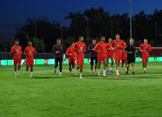 المنتخب المغربي يواصل استعداداته لمواجهة الكونغو