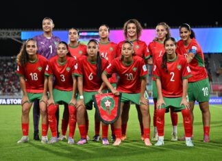 المنتخب المغربي النسوي يواجه كوريا الشمالية في الملعب الأولمبي