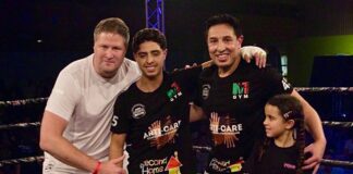 المواي طاي / البطل المغربي حسن التجارتي يطيح بخصمه الهولندي بالضربة القاضية