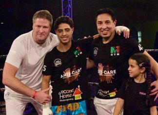 المواي طاي / البطل المغربي حسن التجارتي يطيح بخصمه الهولندي بالضربة القاضية