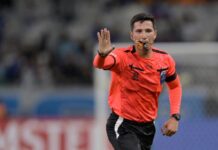 كيفين أورتيغا البيروفي يقود مباراة المغرب في أمريكا في مونديال الشباب