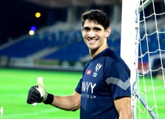 ياسين بونو يفوز بجائزة لاعب الشهر في الدوري السعودي