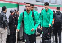 بعثة المنتخب المغربي تصل إلى مدينة طنجة