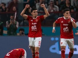 أشرف بن شرقي يساهم في تتويج الأهلي بالسوبر المصري