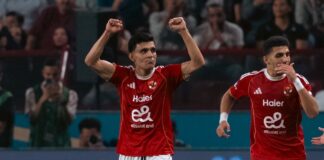 أشرف بن شرقي يساهم في تتويج الأهلي بالسوبر المصري