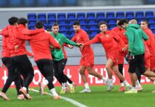 المنتخب المغربي يختتم استعداداته لمواجهة موزمبيق وديا