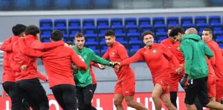 المنتخب المغربي يختتم استعداداته لمواجهة موزمبيق وديا