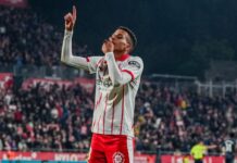 أوناحي يتألق في مباراة جيرونا وريال مدريد