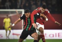 الجيش الملكي يتعادل مع الأهلي المصري في دوري الأبطال