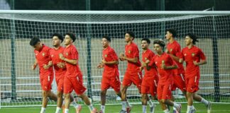 المنتخب المغربي يستعدون لمواجهة مالي في ثمن نهائي مونديال الناشئين