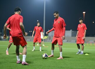المنتخب المغربي للفتيان يواصل استعداداته لمواجهة مالي