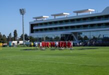 حصة تدريبية للمنتخب المغربي أمام وسائل الإعلام