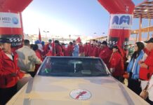 قافلة رالي المسيرة الخضراء للسيارات العتيقة تختتم رحلتها بمدينة العيون