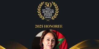 بشرى حجيج تتصدر قائمة أكثر النساء الإفريقيات تأثيرا في الرياضة لعام 2025