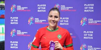مريم حجري أفضل لاعبة في مباراة المغرب وبولونيا