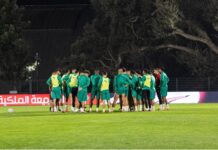 حصة تدريبية أخيرة للمنتخب المغربي قبل التوجه لطنجة