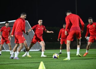 المنتخب المغربي ينهي استعداداته لمواجهة الإمارات