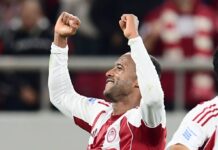 أيوب الكعبي يقود أولمبياكوس للفوز على أوفي كريت