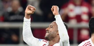 أيوب الكعبي يقود أولمبياكوس للفوز على أوفي كريت