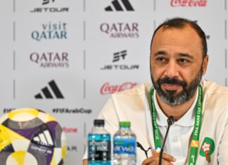 السكتيوي: “تحدونا رغبة كبيرة في الفوز على المنتخب الإماراتي وبلوغ النهائي”