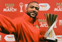 أيوب الكعبي أفضل لاعب في مباراة المغرب وزامبيا