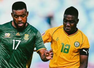 جنوب إفريقيا إلى ثمن نهائي “الكان” بعد الفوز على زيمبابوي