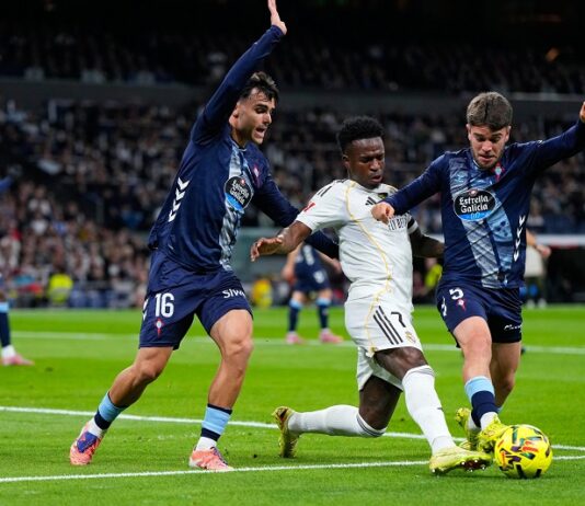 ريال مدريد ينهزم أمام سيلتا فيغو بثنائية